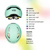 KED Pop II Kinder Fahrradhelm Mit Optimierter Passform Und Produktbild-Vorschau 4