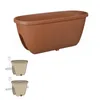 Balconia OVI balkónový kvetináč terakota dĺžka 60 cm Náhľad obrázku produktu 3
