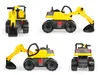 Bagr žlutočerný Giga Trucks plast 80cm Náhľad obrázku produktu 7
