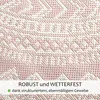 In- & Outdoor Teppich Rund FINN Rosé, Ø120 cm Produktbild-Vorschau 3