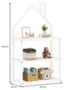 Kinderzimmer Regal LENISE in Hausform weiß - Kinderregal, Produktbild-Vorschau 5