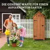 HOMAVO Gerätehaus Holz mit UV-Schutz Pultdach, Gartenhaus Produktbild-Vorschau 7
