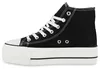 VAN HILL Damen High-Top Sneaker mit Plateausohle - Canvas Produktbild-Vorschau 3
