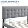 Čalúnená posteľ 140x200 a 160x200 cm manželská posteľ s Náhľad obrázku produktu 10