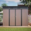 Gartenhaus 242 x 126 x 182 cm, Geräteschuppen aus Metall Produktbild-Vorschau 1