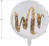 Oblique Unique Folien Luftballons Mr. und Mrs. Produktbild-Vorschau 2