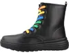 Geox J Phaolae, stivali da bambina con lacci, colore nero, Anteprima dell’immagine prodotto 2