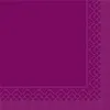 Tissue Serviette Aubergine, 33 x 33 cm, 3-lagig, 100 Stück Produktbild-Vorschau 5