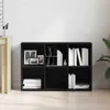 vidaXL Bücherregal Schwarz Eichen-Optik 66x30x98 cm Produktbild-Vorschau 3