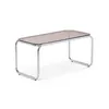Couchtisch Retro 90cm Sicherheitsglas Braun und Produktbild-Vorschau 2