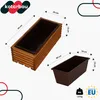 Two planter boxes, one larger wooden one with a plastic insert, and a smaller plastic one, with dimensions indicated. Anteprima dell’immagine prodotto