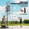 Basketballkorb Outdoor 135-305cm schnell Höhenverstellbar Produktbild-Vorschau 4