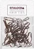 Efalock Rasta-Haargummi dick/groß braun 100 Stück Produktbild-Vorschau 1