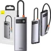 Baseus Metal Gleam 6in1 Hub, USB-C zu 3x USB 3.0 + HDMI + Produktbild-Vorschau 23