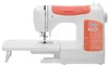 A white and orange SINGER C5205 sewing machine is shown from a side-angle against a white background. Anteprima dell’immagine prodotto