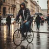 Regenponcho Damen Herren, Regenmantel Wasserdicht aus EVA, Produktbild-Vorschau 7