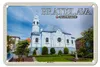Blechschild Reise 18x12cm Bratislava Slowakei Blaue Kirche Produktbild-Vorschau 1