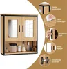 EUGAD Spiegelschrank, Badezimmerschrank hängend, Badschrank Produktbild-Vorschau 5