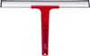 A red and black Vileda window squeegee is shown against a white background. Podgląd zdjęcia produktu