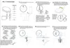 An instructional diagram showing how to assemble a toilet seat. Produktbild-Vorschau