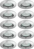 10 x Einbaustrahler Einbauleuchte AXEL 5514 Chrom rund max. Produktbild-Vorschau 1