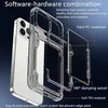Hülle für iPhone 12 Pro Max Transparent Kartenfach Silikon Produktbild-Vorschau 2