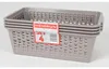 6x koše sada 4 úložných košů 25x15x8cm boxy koše police Náhled obrázku produktu 9