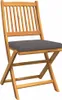 vidaXL Tuinset bistro, 3 stuks, bruin, massief acaciahout Productafbeelding-voorbeeld 4