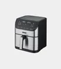 A studio shot of an air fryer on a light gray background. Produktbild-Vorschau