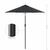 SONGMICS Sonnenschirm Ø210 cm UPF 50+ beidseitig um 30° Produktbild-Vorschau 4