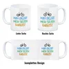 Man erlebt mich selten radlos Kaffeebecher mit Mountainbike Produktbild-Vorschau 4