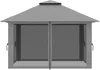Outsunny Faltpavillon 4 x 4 m, Gartenpavillon mit 4 Produktbild-Vorschau 9