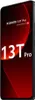 A marketing image of a black Xiaomi 13T Pro smartphone with a red gradient background. Podgląd zdjęcia produktu
