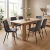 Homestyle4u Esstisch 120-160x80 cm ausziehbar Eiche Produktbild-Vorschau 2