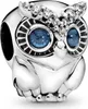 PANDORA Sparkling Owl Charm aus Sterlingsilber mit Zirkonia Produktbild-Vorschau 1