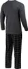 Schlafanzug Herren Lang Pyjama Baumwolle Zweiteiliges Set Produktbild-Vorschau 4
