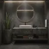 Lavabo Da Appoggio Rea Nadia 60  Beige Anteprima dell’immagine prodotto 6