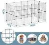 EUGAD Freigehege für Kleintiere 72cm hoch Indoor&draußen, Produktbild-Vorschau 3