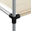 vidaXL Waschmaschinenregal Creme 87x55x90,5 cm Eisen Produktbild-Vorschau 6