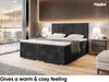 MEBLINI Boxspringbett mit Bettkasten - Gepolstert Produktbild-Vorschau 4