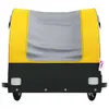 vidaXL Rimorchio per biciclette nero e giallo 30 kg di Anteprima dell’immagine prodotto 6