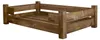 Hundebett Winston XXL Palisander mit Füßen ohne Kissen Produktbild-Vorschau 1