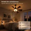 E27 Deckenventilator mit Beleuchtung Fernbedienung, Leise Produktbild-Vorschau 3