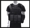 VOJENSKÁ TAKTICKÁ VESTA 600D MOLLE LOADERS Black Camo Náhled obrázku produktu 3