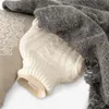 Wärmeflasche mit kuscheligem, beigefarbenem Strickbezug Produktbild-Vorschau 6