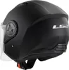 A black motorcycle helmet shown from the side and back. Anteprima dell’immagine prodotto