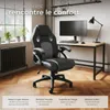 Chaise gamer MIKE - noir Voir les images du produit 9