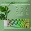 ZIYOU LANG Mini 60% Gaming-Tastatur, Membran Game Keyboard Produktbild-Vorschau 2