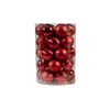 Kunststoff Weihnachtskugel rot 1 Set - 34 Stück Ø 6cm Deko Produktbild-Vorschau 5