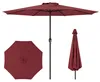 COSTWAY Sonnenschirm 350cm, großer Gartenschirm mit Kurbel Produktbild-Vorschau 1